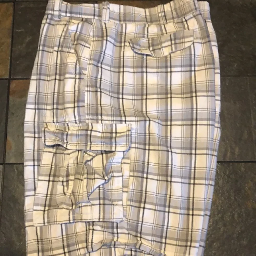 Foundry Supply Company Men’s Plaid Cargo Shorts size 50